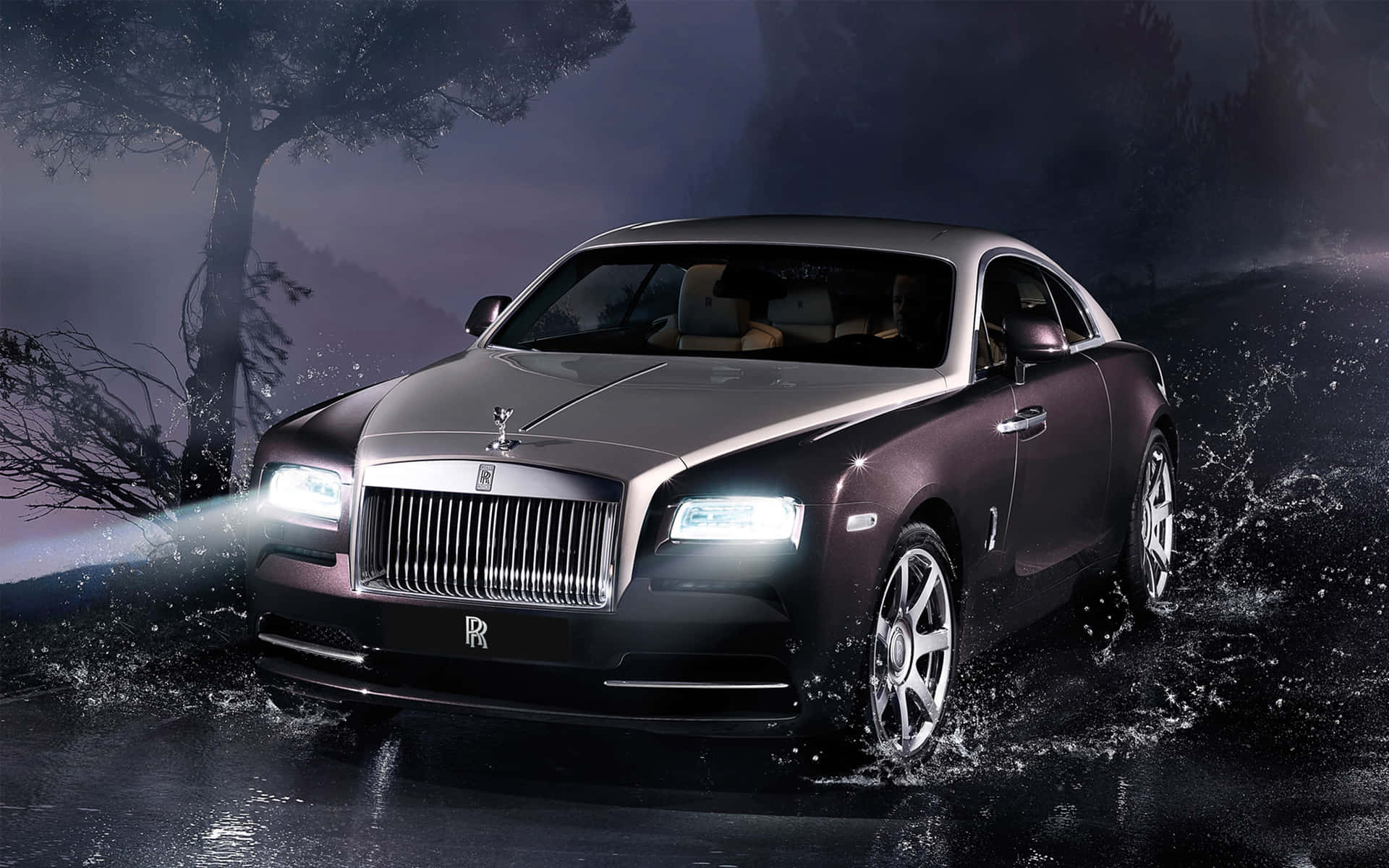 Luxury Unleashed Rolls Royce Wraith Wallpaper