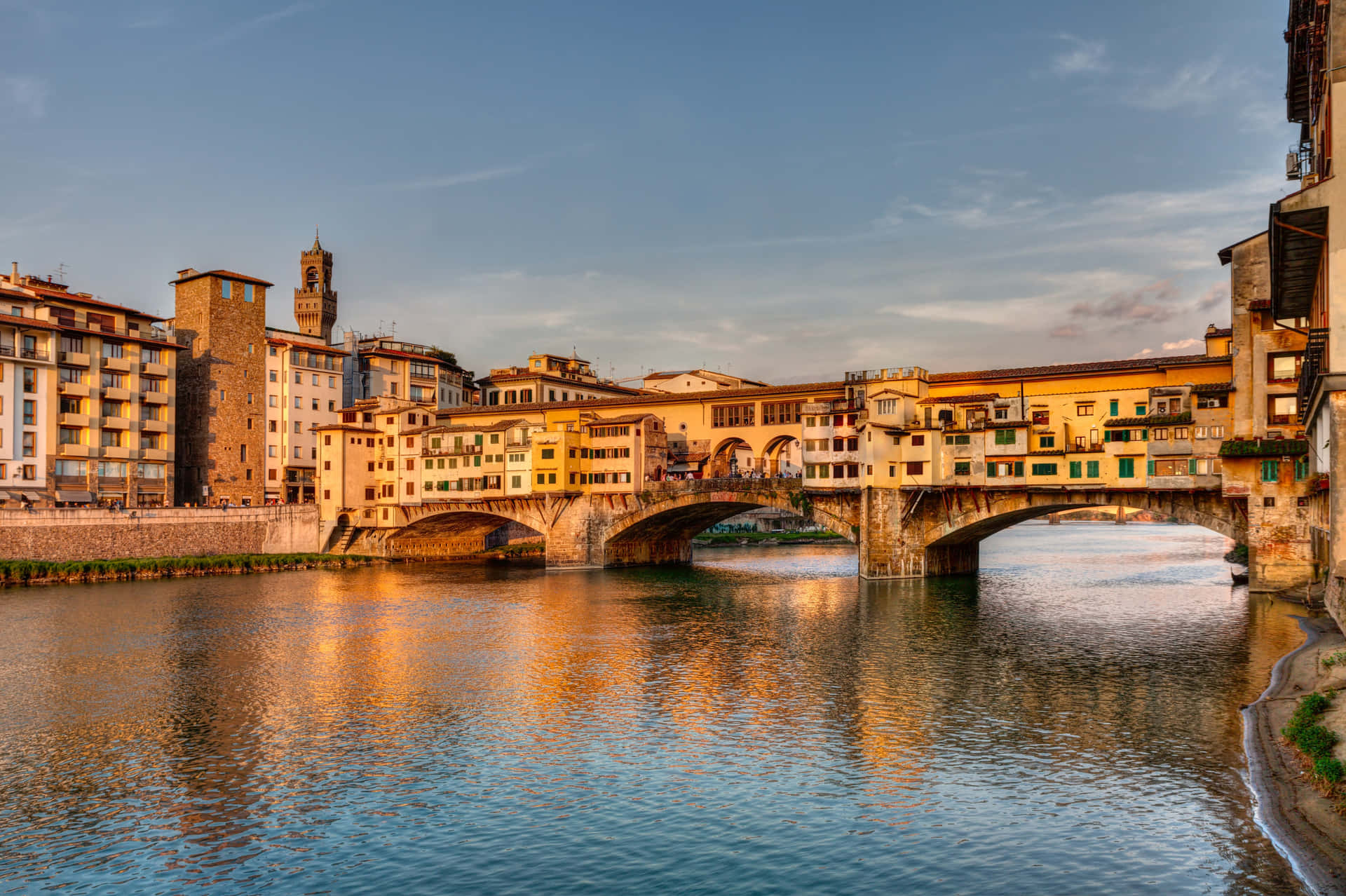 Luxusferie Ponte Vecchio, Firenze, Italien Wallpaper
