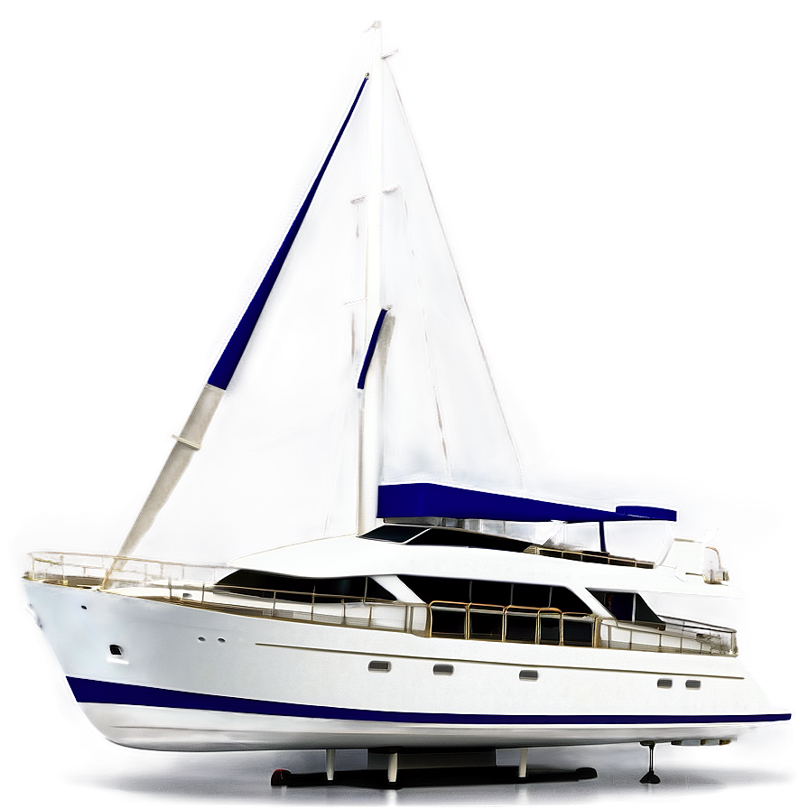 Luxury Yacht At Sea Png 67 PNG