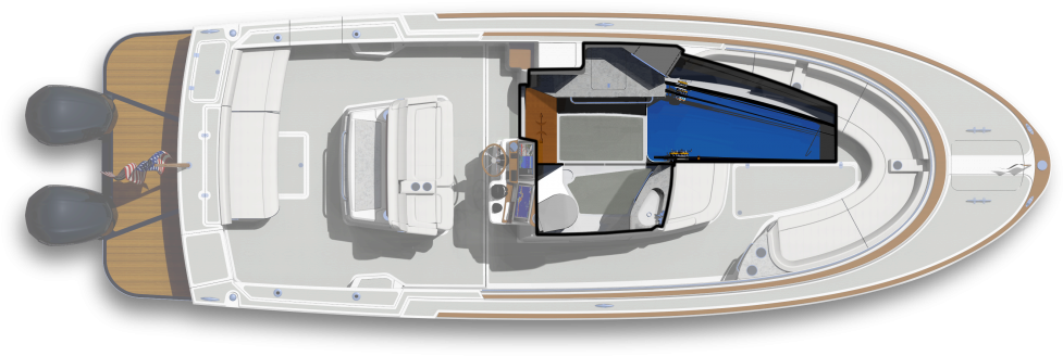 Luxury Yacht Top View Layout.png PNG