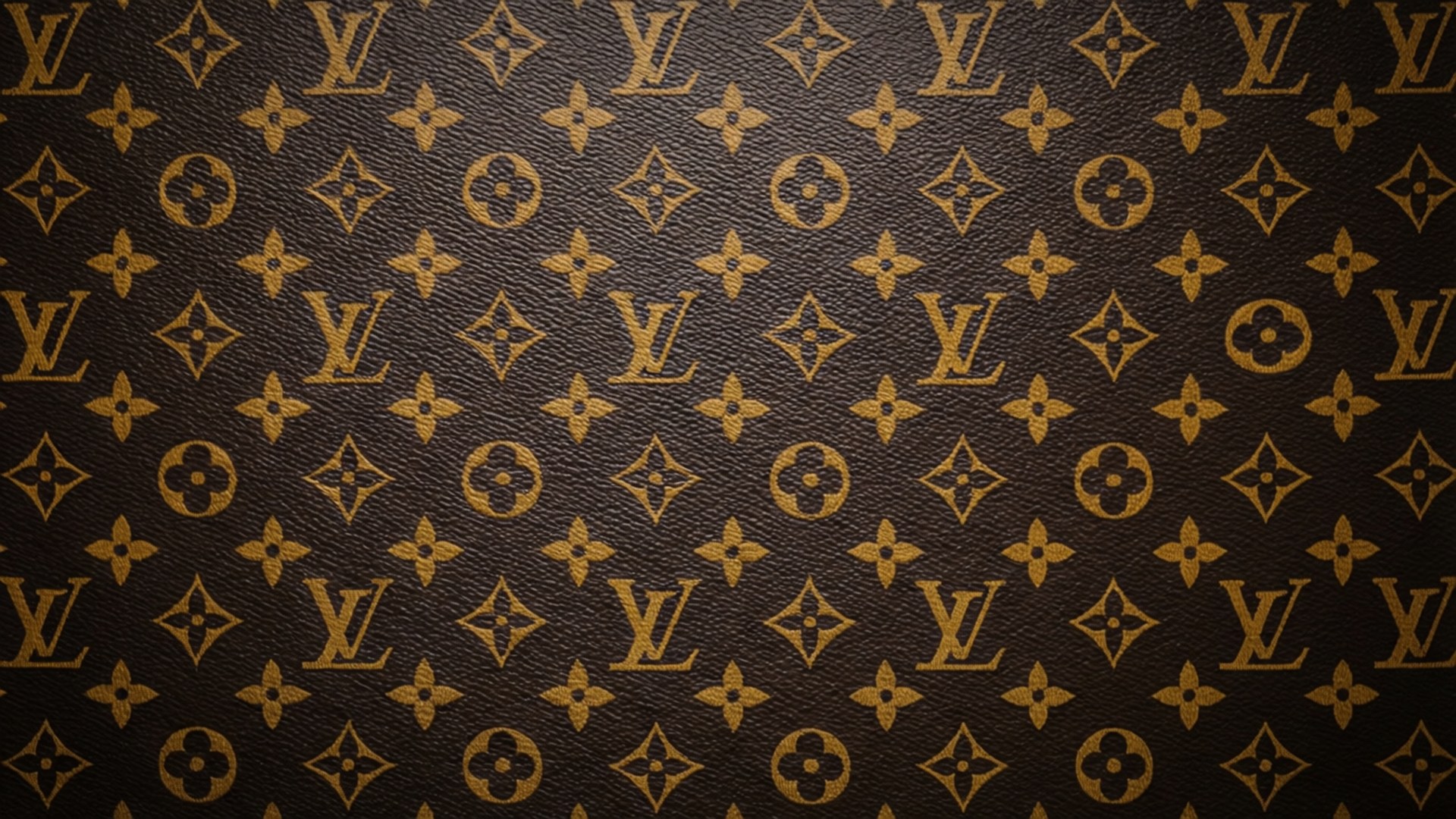 LV Monogram Texture Bakgrunner