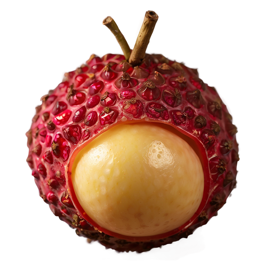 Lychee Close-up Texture Png 06252024 PNG