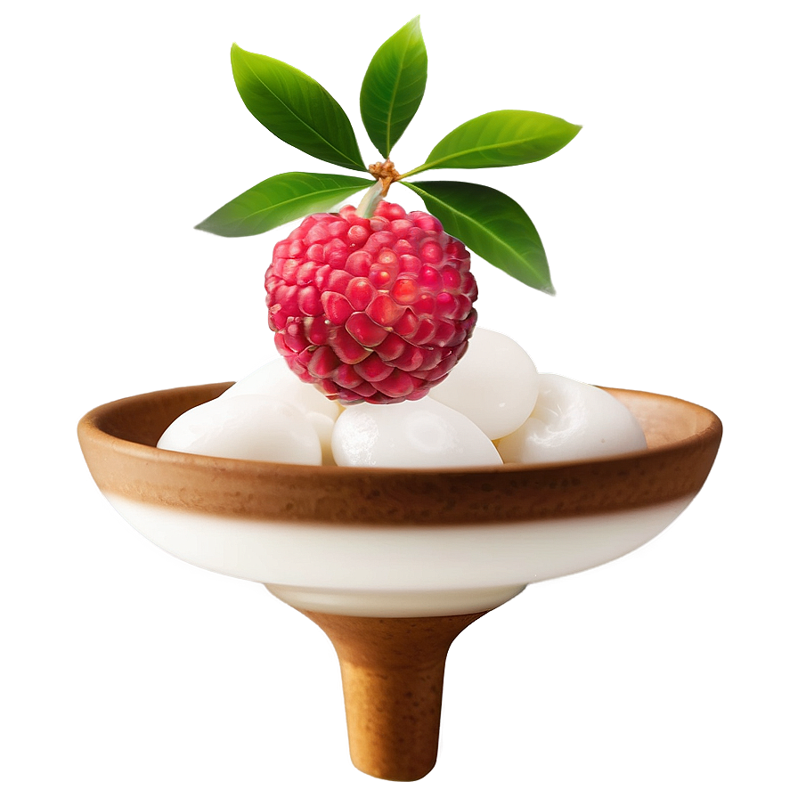 Lychee Dessert Topping Png Dfy47 PNG