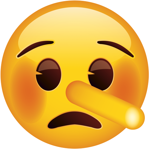 Lying Face Emoji PNG