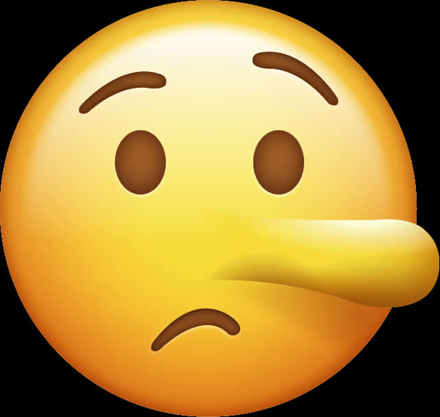 Lying Face Emoji Image PNG
