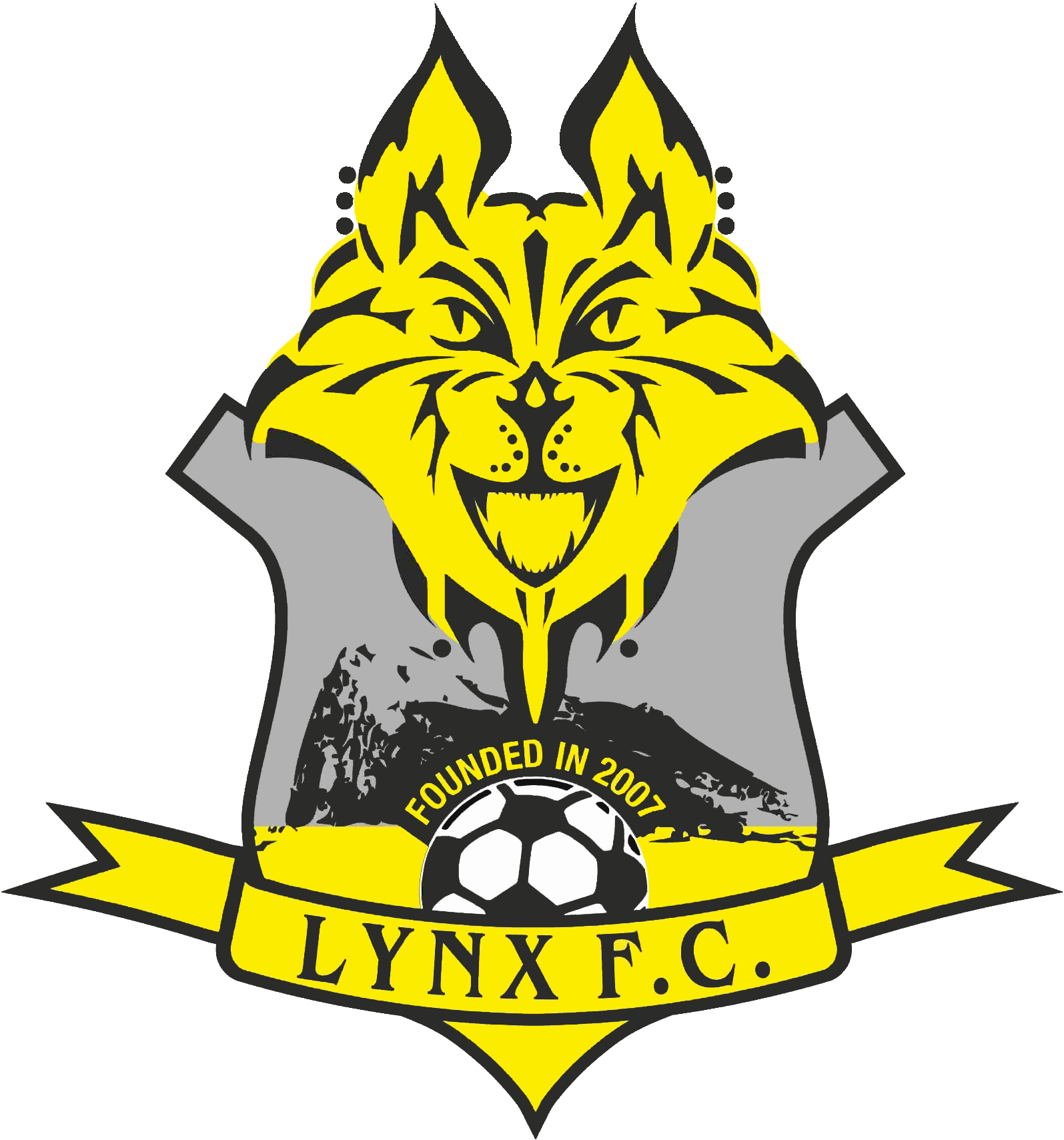 Lynx F C Soccer Emblem PNG