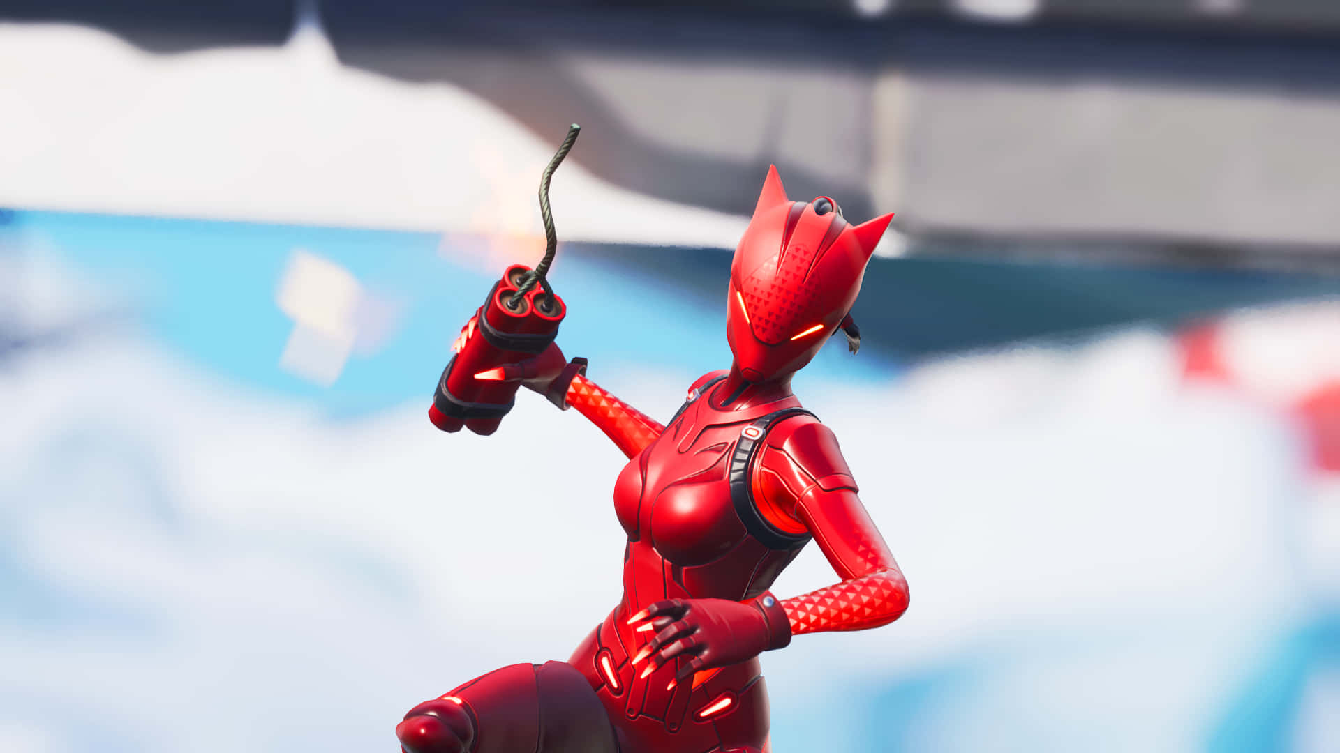 “Outfit up in the iconic Lynx skin from Fortnite” Wallpaper