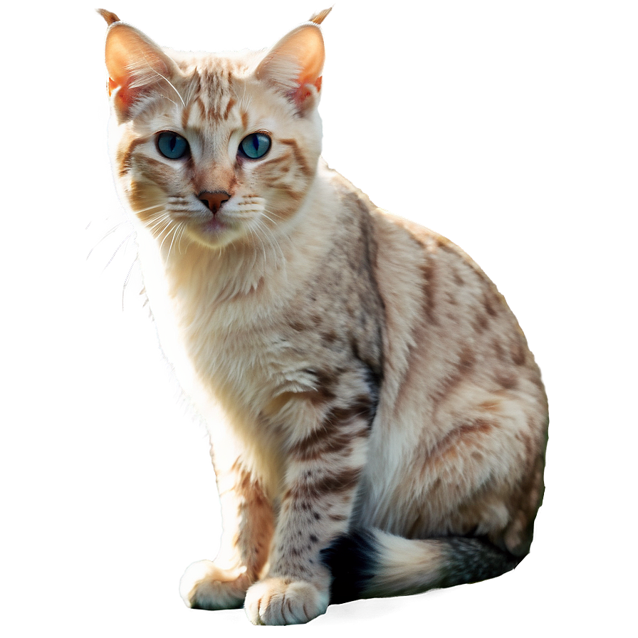 Lynx Point Cat Transparent 22 PNG