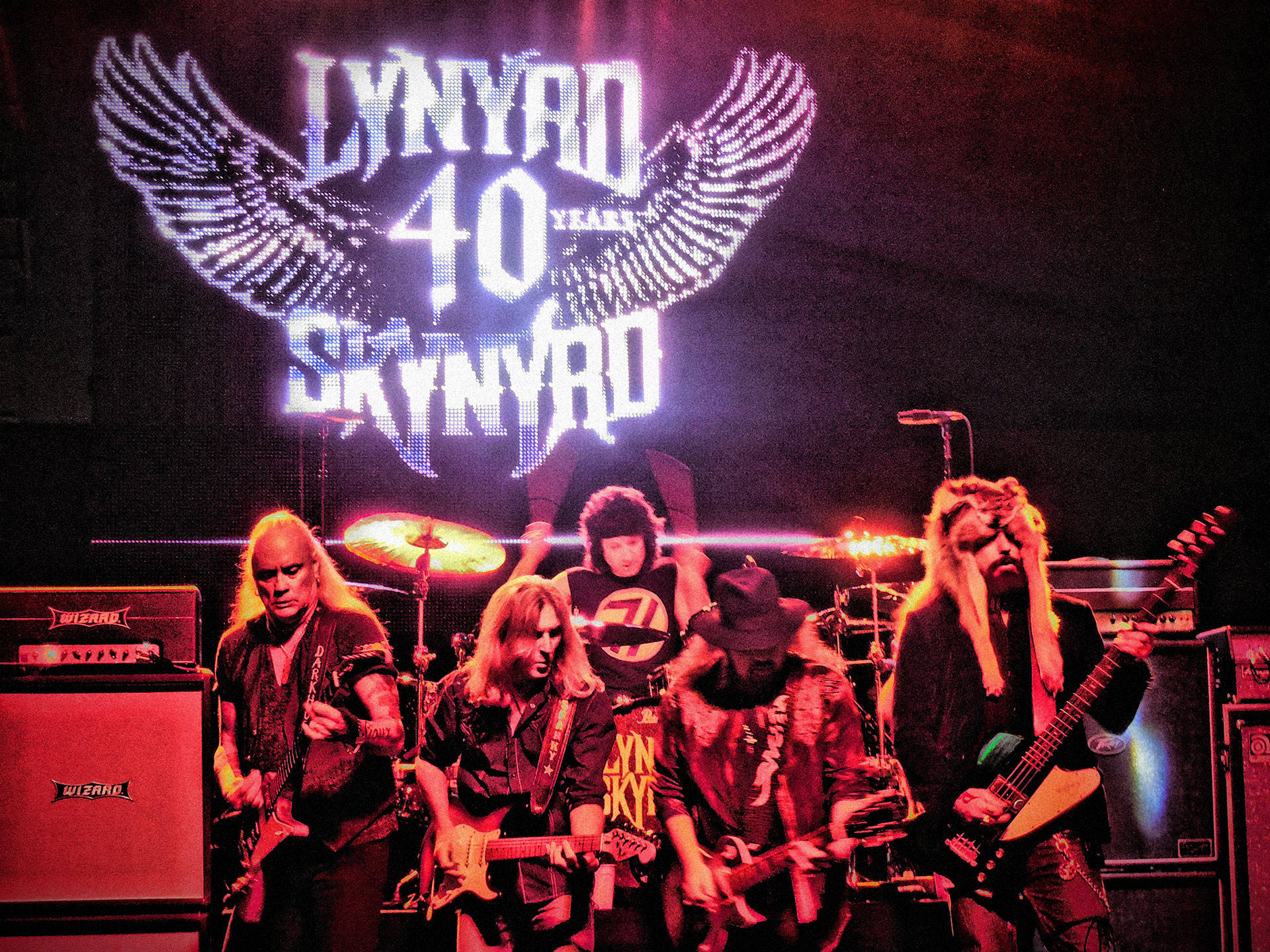 Lynyrd Skynyrd 40th Anniversary Performance Wallpaper