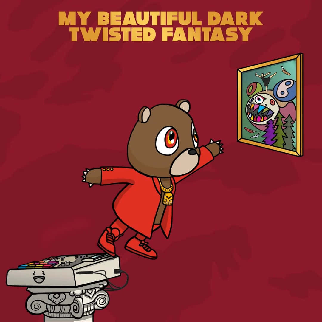 M B D T F Animated Bear Artwork Wallpaper