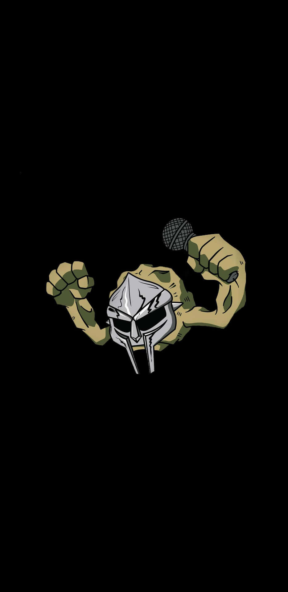 M F Doom Maski Phone Wallpaper Wallpaper