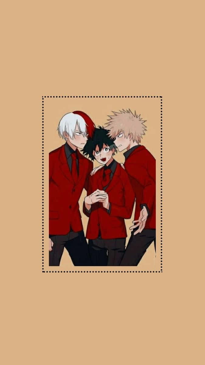 M H A_ Trio_in_ Red_ Blazers_ Aesthetic.jpg Wallpaper