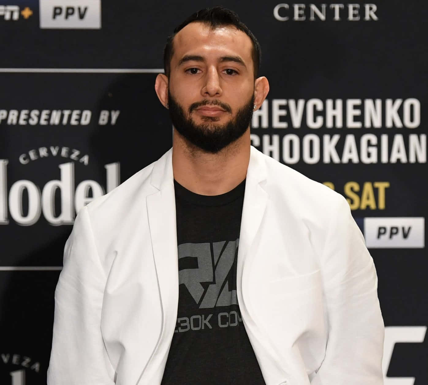 M M A Fighter Dominick Reyes Event Appearance Wallpaper