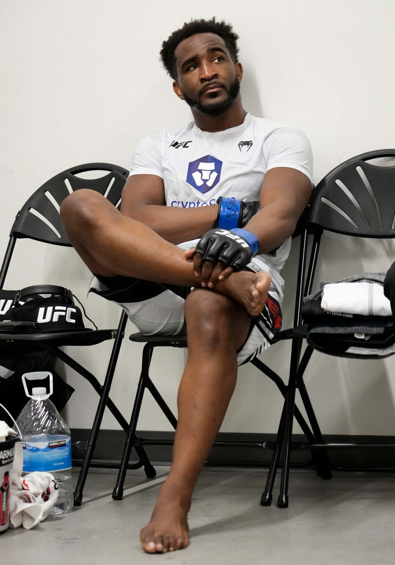 M M A Fighter Geoff Neal Pre Fight Preparation Wallpaper