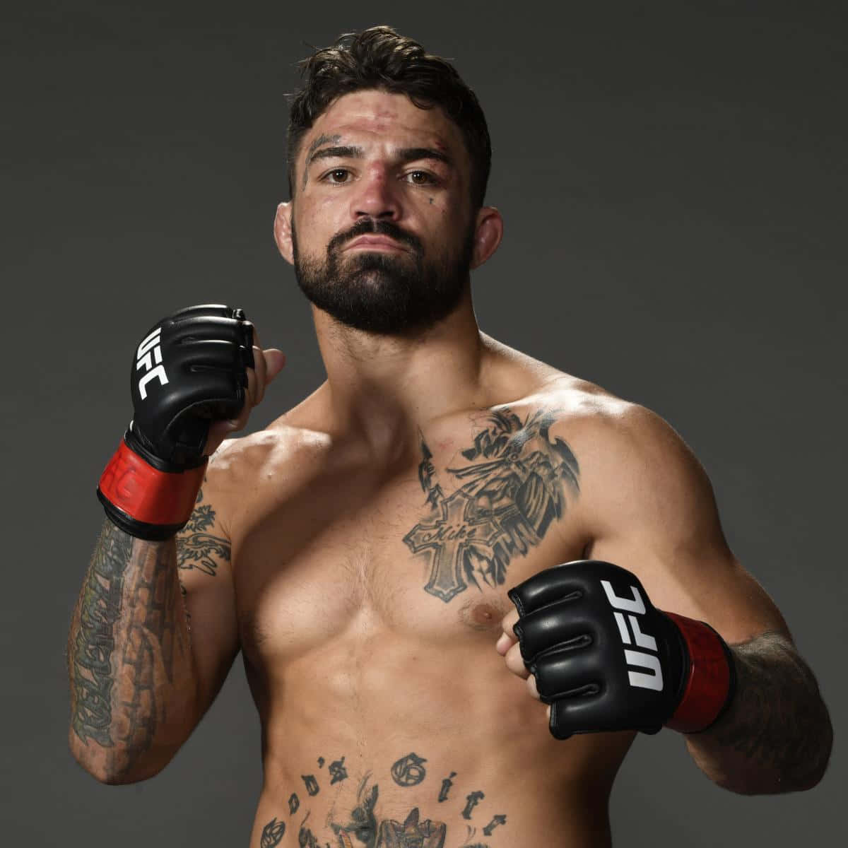 M M A Fighter Portrait Mike Perry Wallpaper
