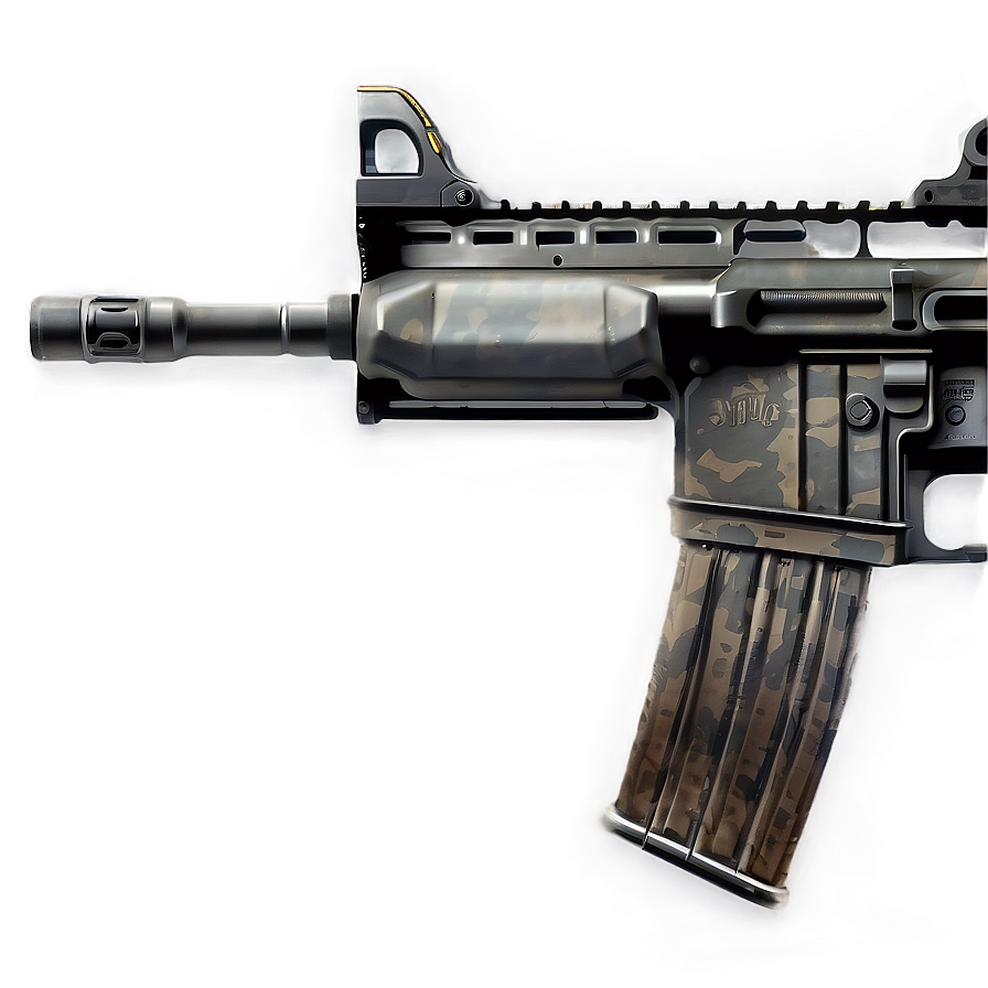 Download M16 Rifle Side View Png Yab | Wallpapers.com