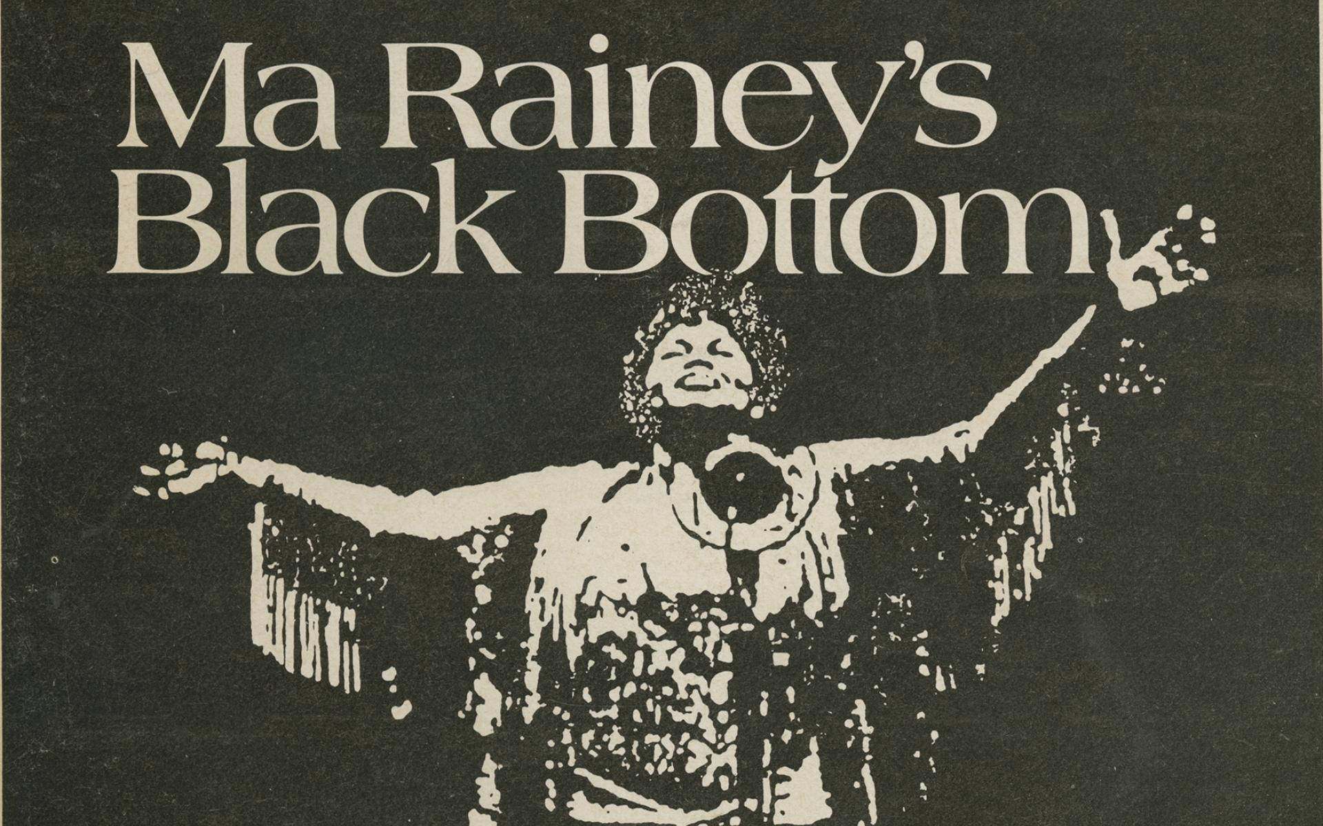 Ma Rainey Black Bottom Plakat Tapet. Wallpaper