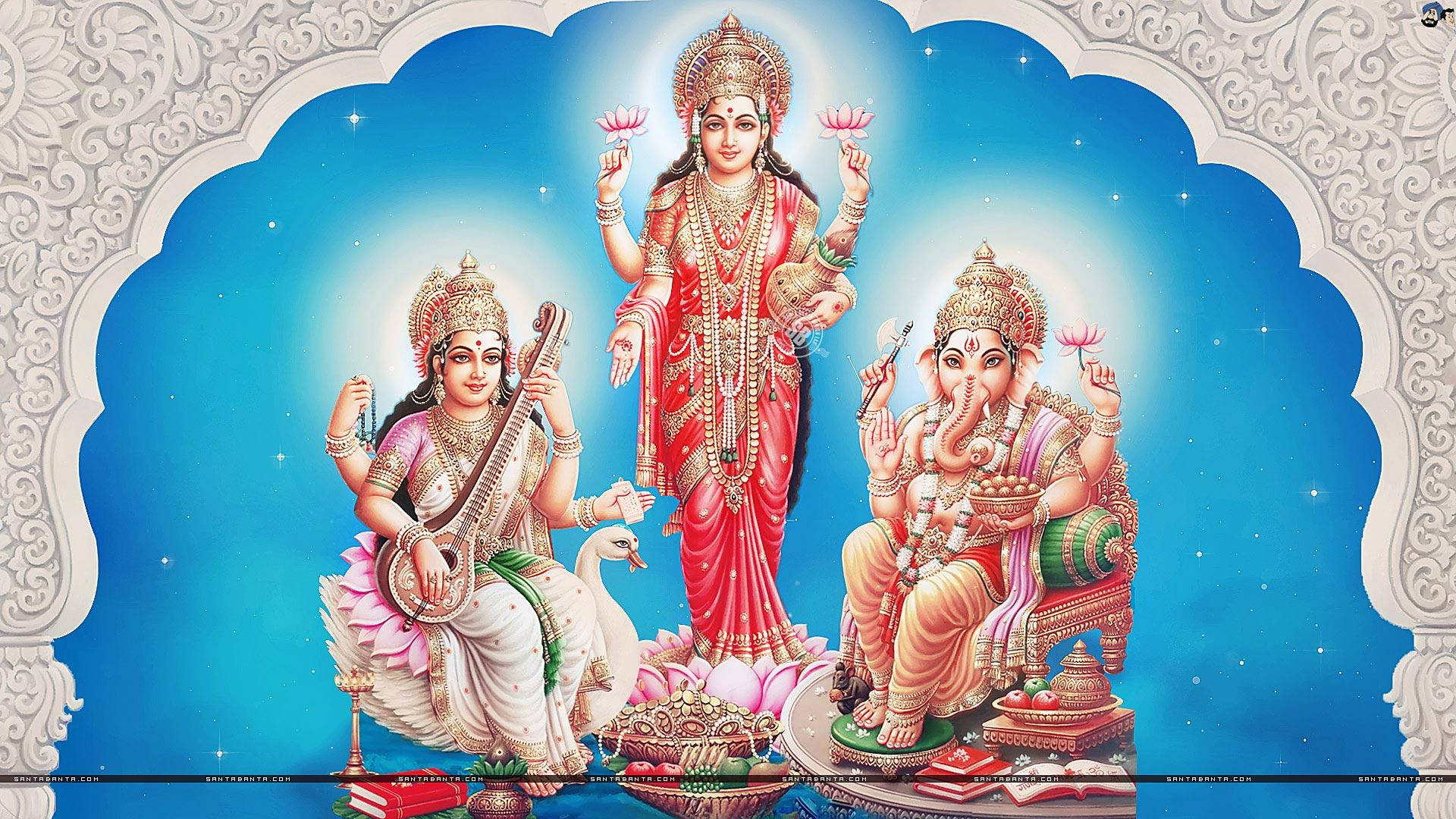 Hindu Goddess Lakshmi Wallpaper HD Background Photos Wealth Deity Shakti  Photos