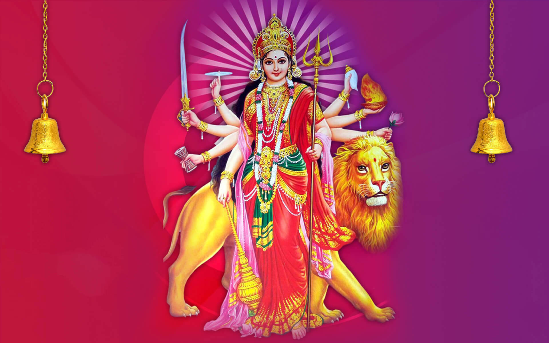 Maa Sherawali Beautiful Warrior Goddess