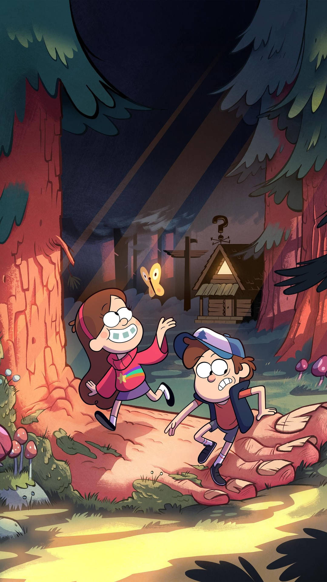 Mabel Pines Steve Forest Sfondo
