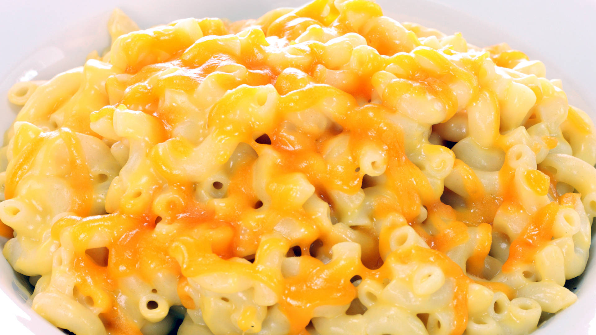 Mac And Cheese With Melted Cheddar Wallpaper