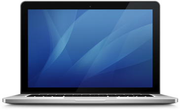 Mac Book Pro Front View PNG