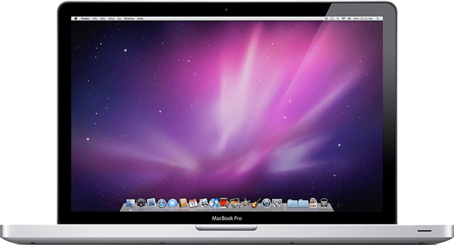 Mac Book Pro Front View PNG