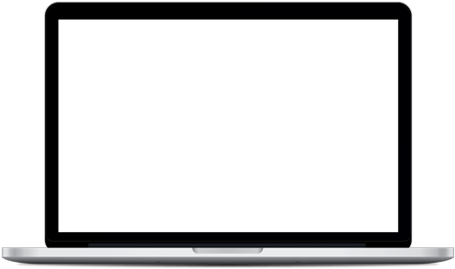 Mac Book Pro Mockup Template PNG