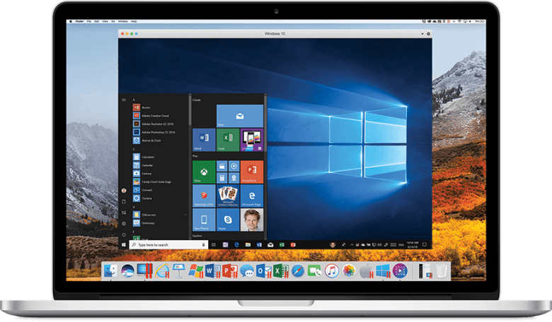 Mac Book Pro Running Windows10 PNG