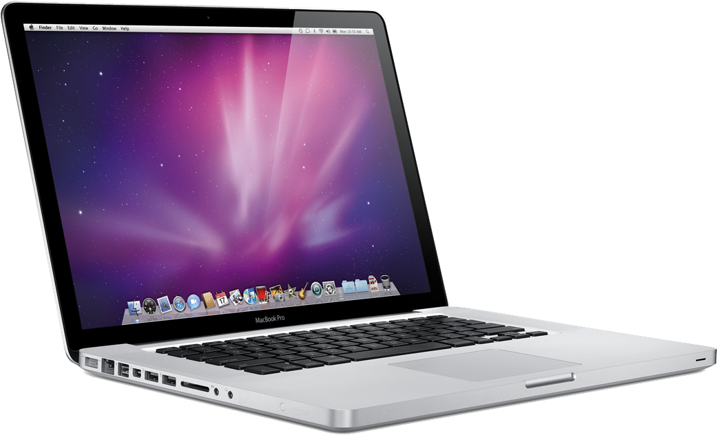 Mac Book Pro Side View PNG