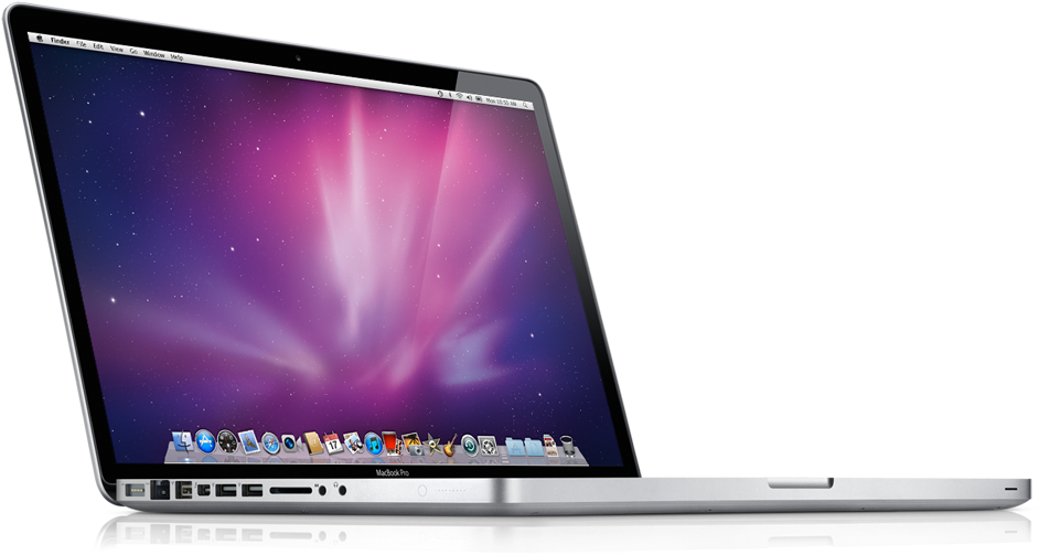 Mac Book Pro Side View PNG