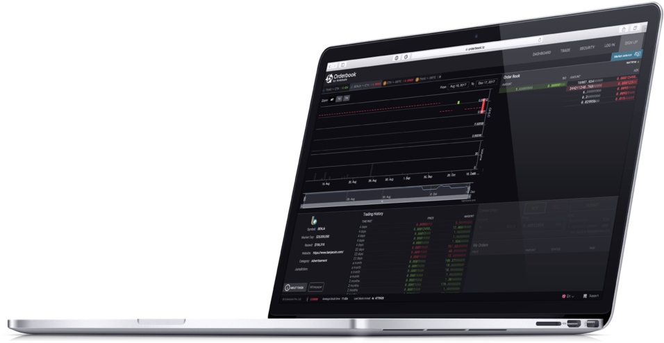 Mac Book Pro Trading Platform Display PNG