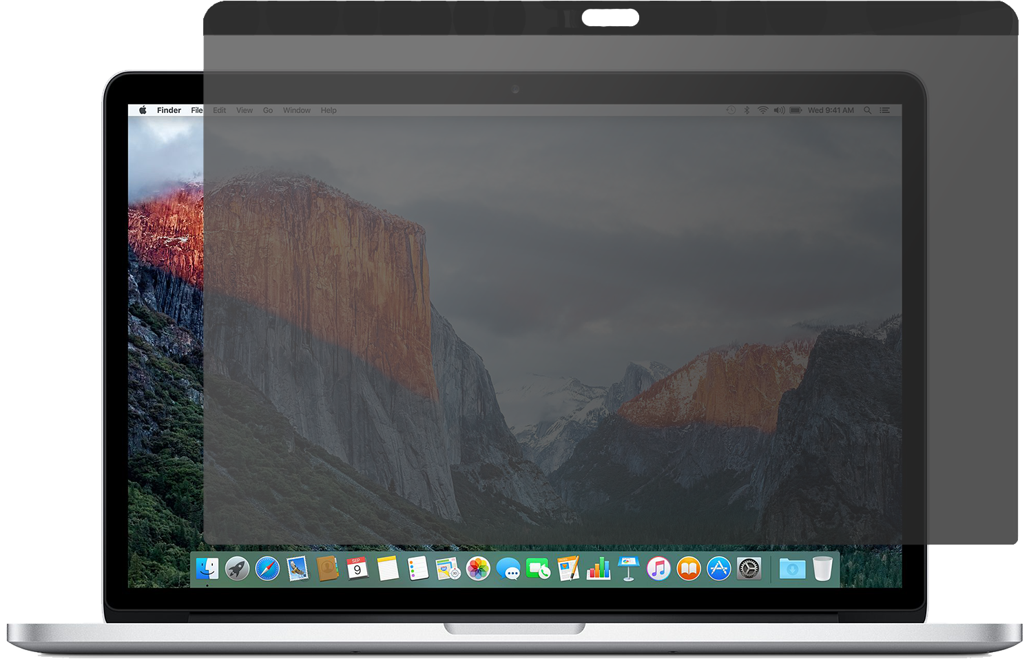 Mac Book Prowith Yosemite Wallpaper PNG