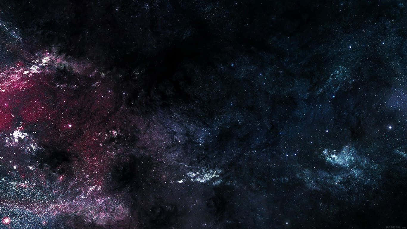 Umagaláxia Com Estrelas E Nebulosas. Papel de Parede