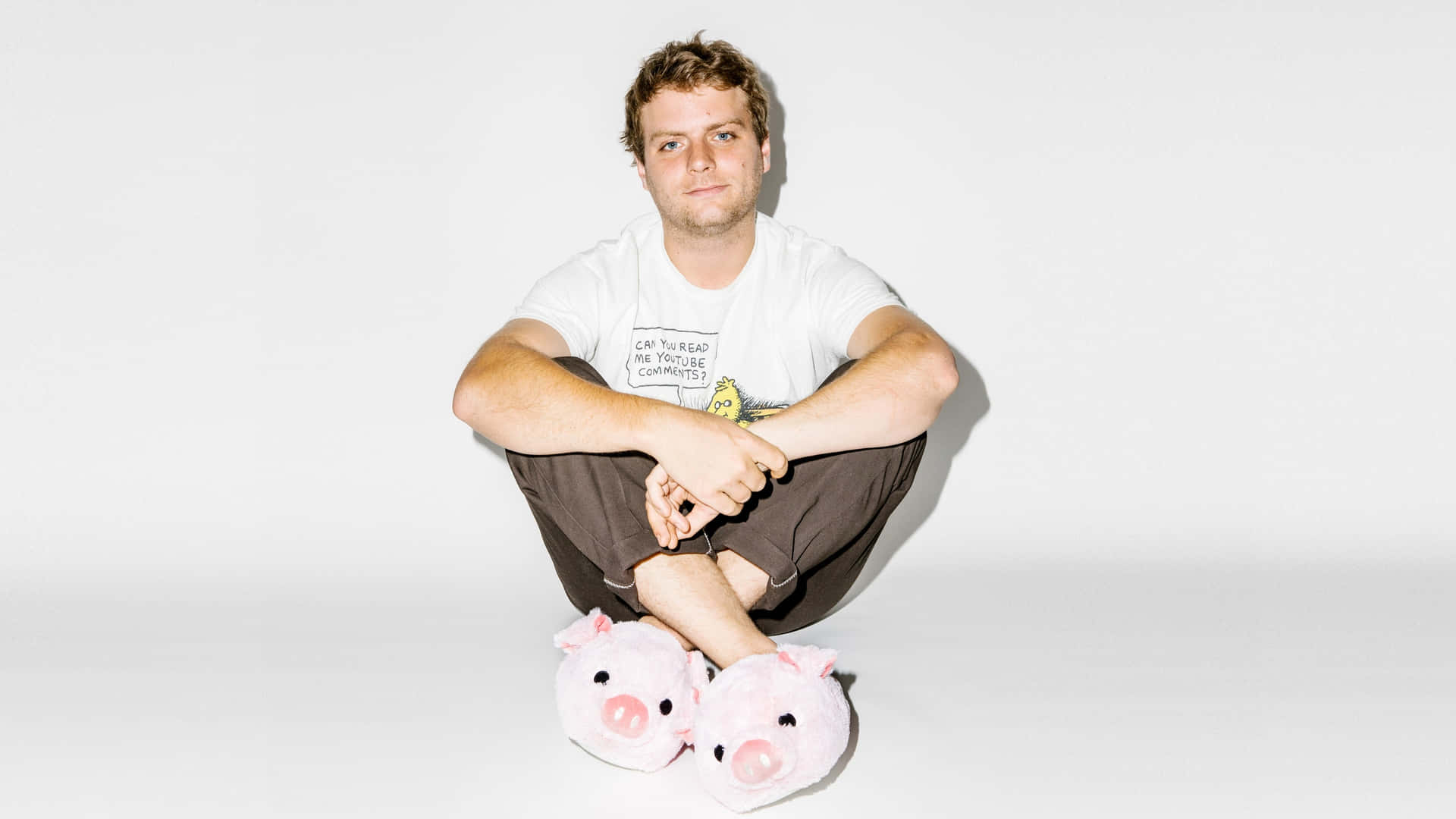 Mac_ De Marco_ Pig_ Slippers_ Portrait Wallpaper