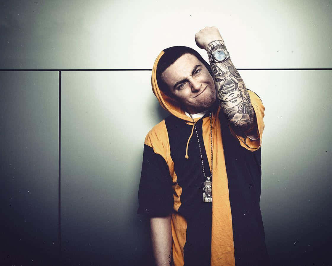 Mac Miller Performing at a Live Music Venue