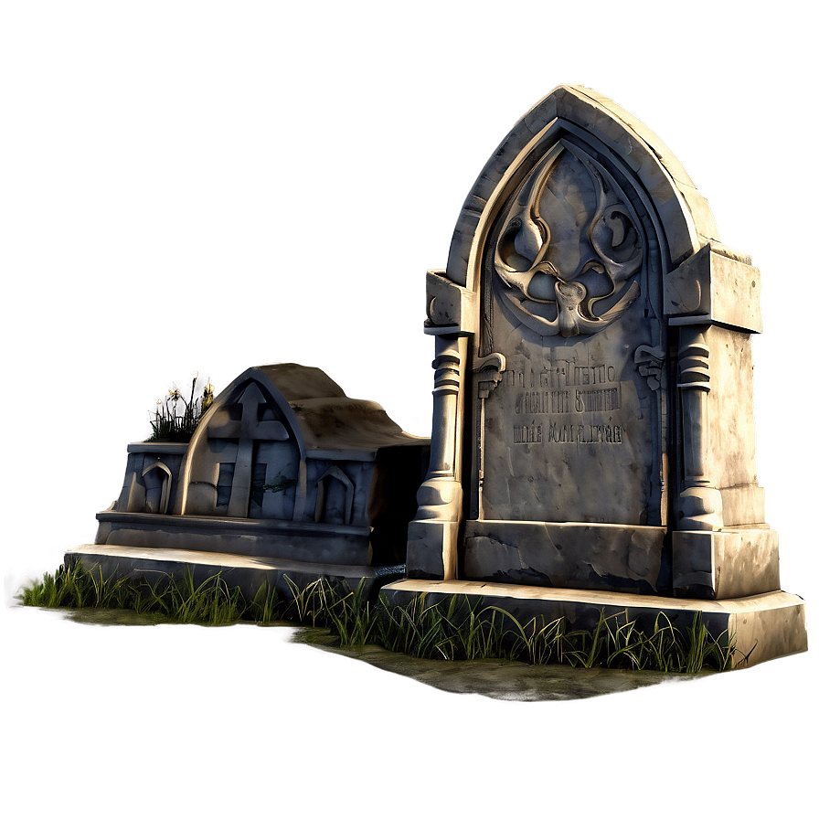 Download Macabre Graveyard Tomb Png 05062024 | Wallpapers.com