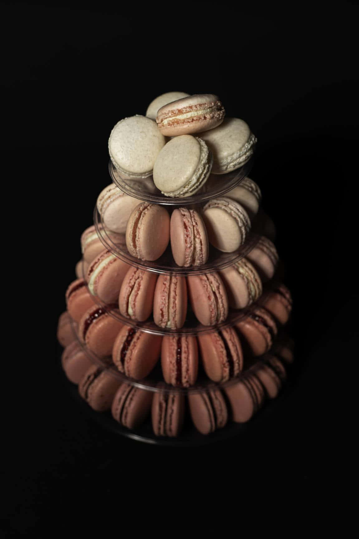 Macaron Stacked Like A Tower Wallpaper