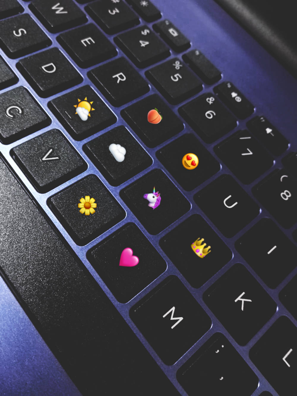 Macbook Emoji Keyboard Aesthetic Wallpaper