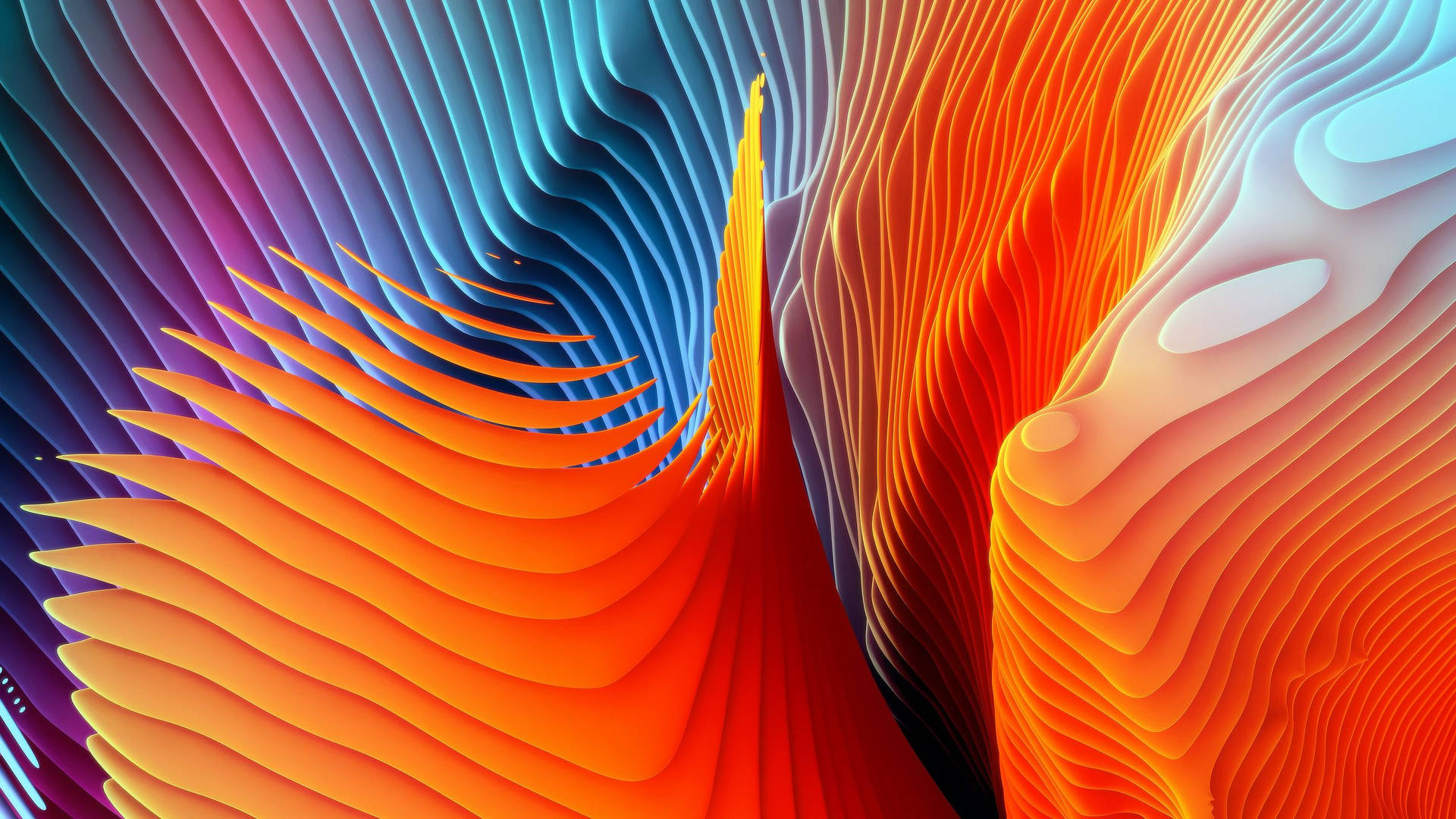 MacBook Pro Orange Art Wallpaper