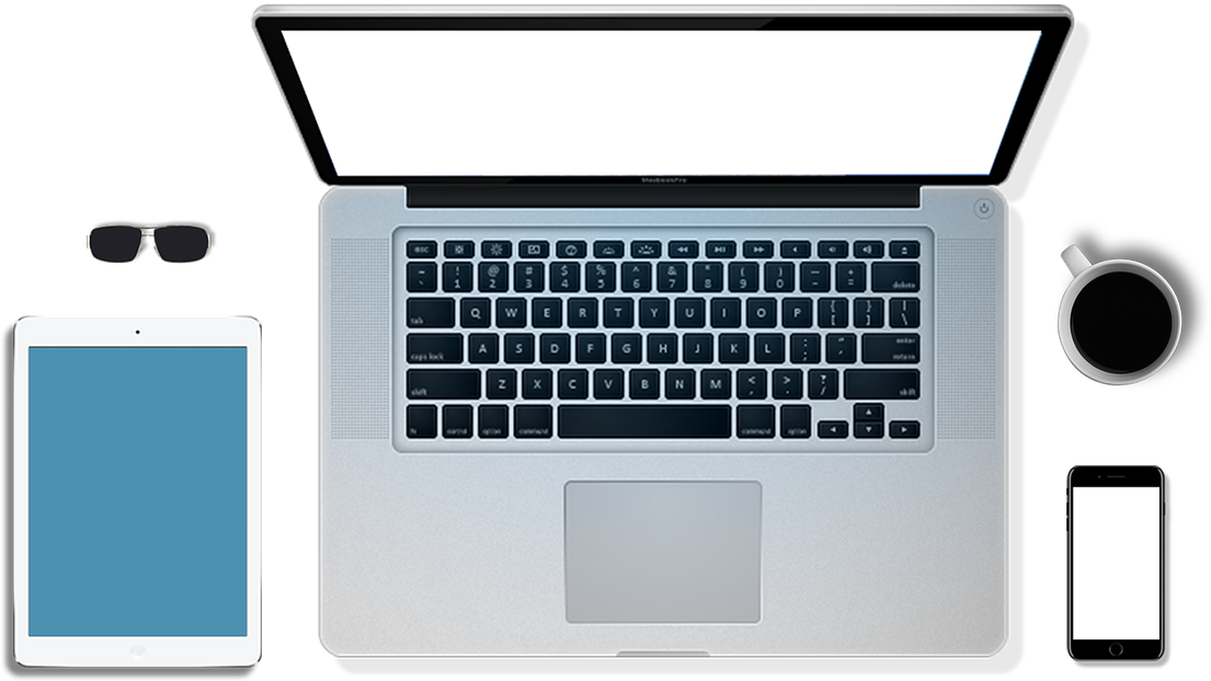 Macbook Pro Workspace Setup PNG