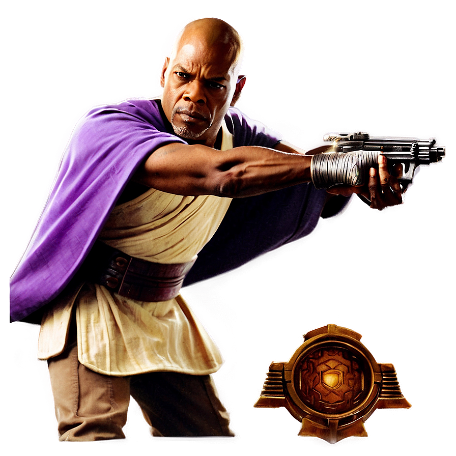 Mace Windu Character Art Png 06242024 PNG