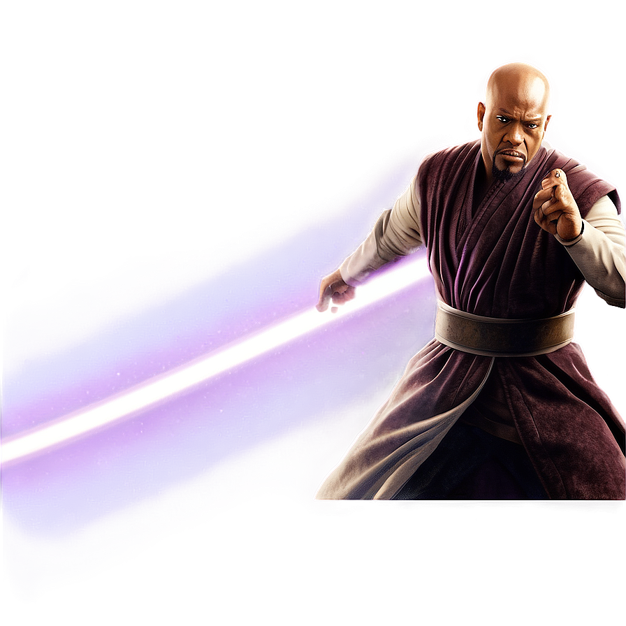 Mace Windu Comic Art Png 22 PNG