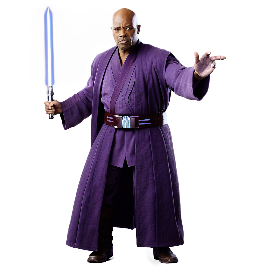 Mace Windu Dark Background Png 06242024 PNG