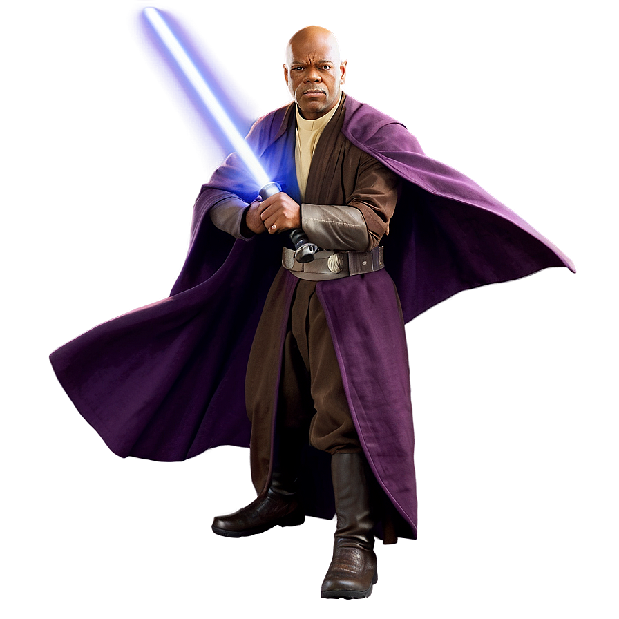 Mace Windu Galactic Hero Png Qsq10 PNG