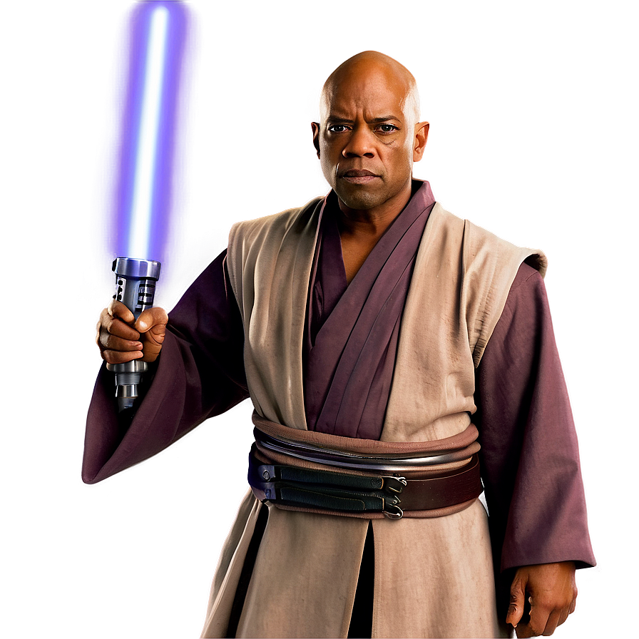 Download Mace Windu Jedi Robes Png 52 | Wallpapers.com