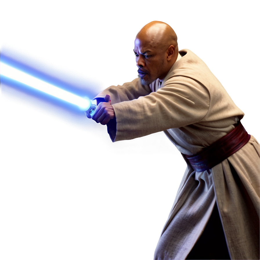 Mace Windu Movie Scene Png 06242024 PNG