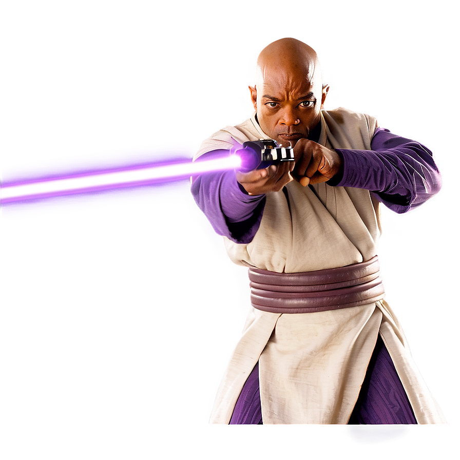 Mace Windu Movie Scene Png 40 PNG