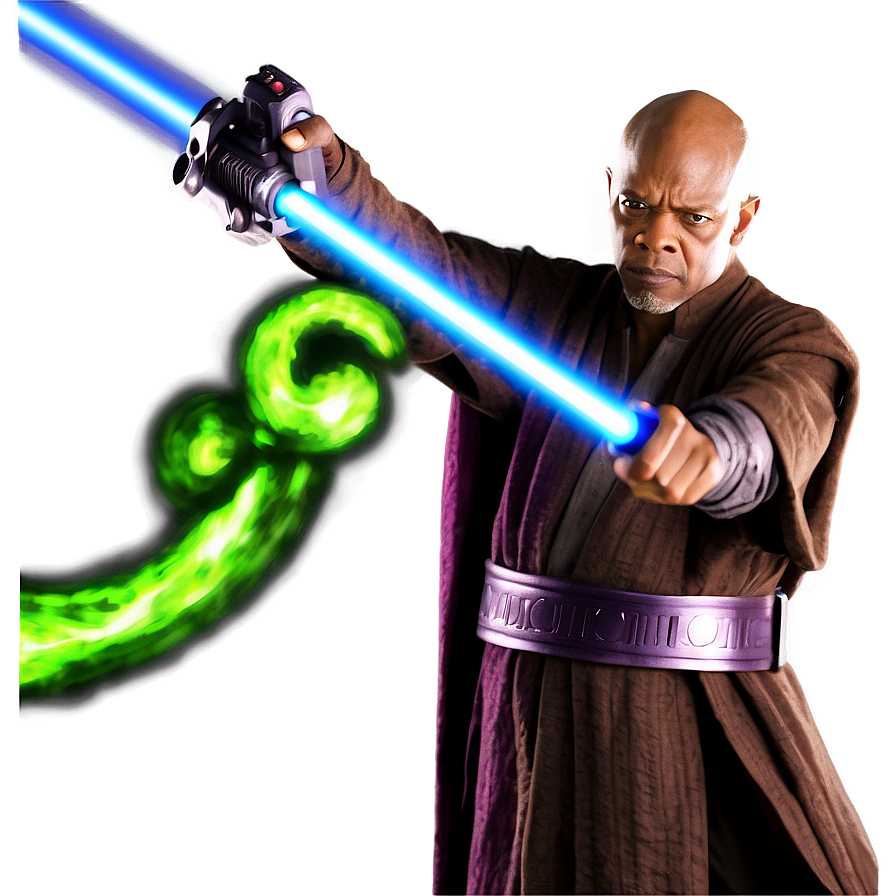 Mace Windu Movie Scene Png Rkx PNG