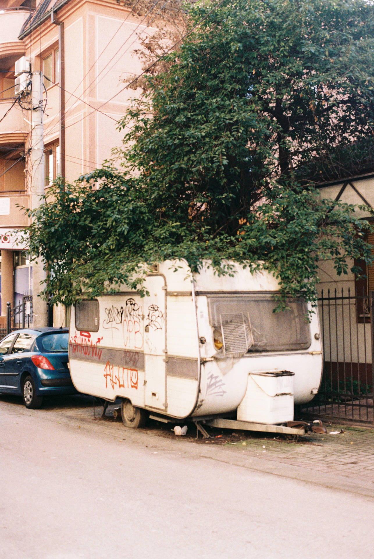 Macedonia Abandoned Caravan Picture